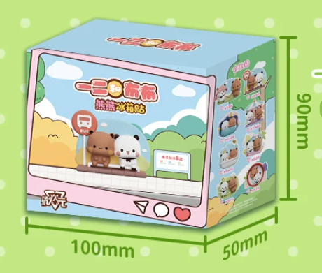 Bubu & Dudu Bear Fridge Magnet Blind Box 一二和布布—熊熊冰箱贴盲盒 🐻🧲