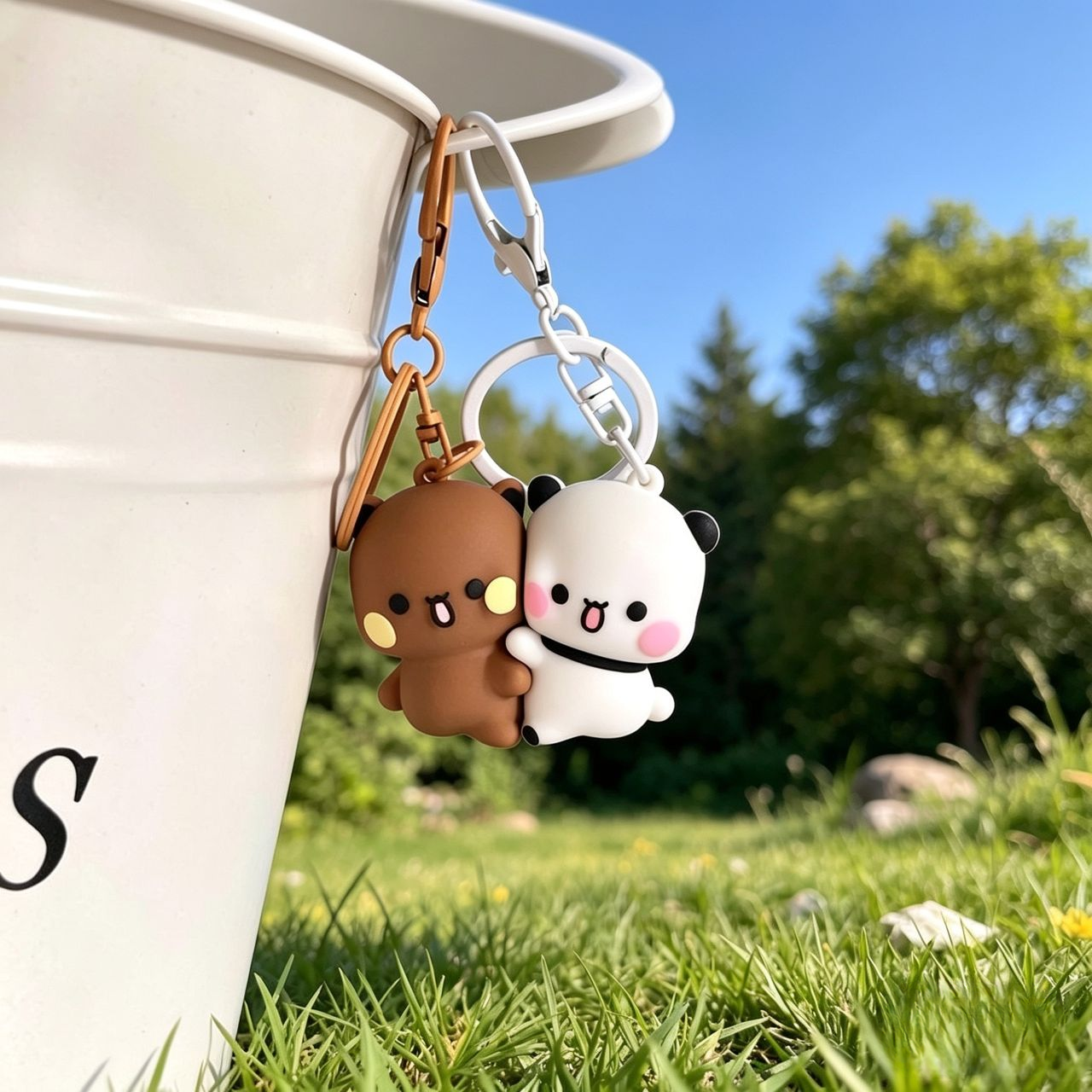 一二布布磁吸抱抱钥匙扣 Bubu & Dudu Magnetic Hug Keychain 🐻🧲