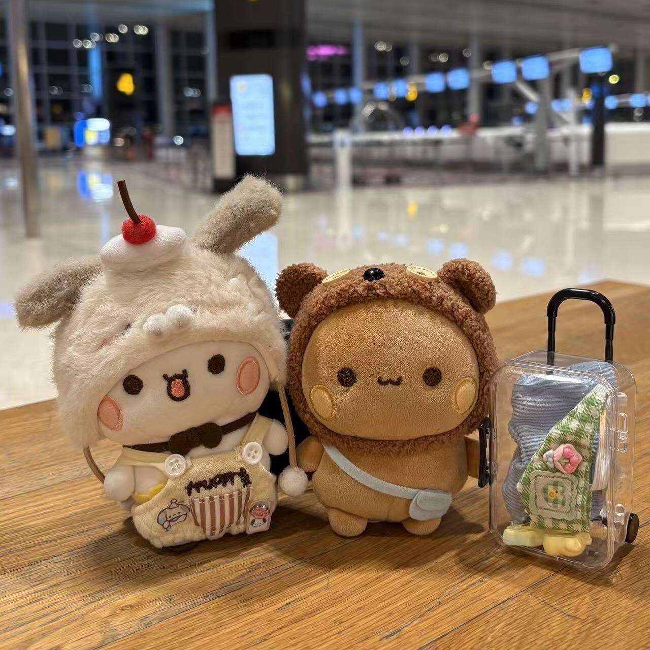 Bubu & Dudu Super Soft Plush Keychain (Original)🧸 一二布布弹力超柔毛绒挂件-正版