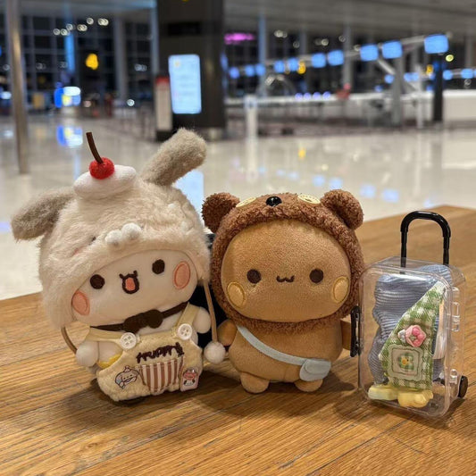 Bubu & Dudu Super Soft Plush Keychain (Original)🧸 一二布布弹力超柔毛绒挂件-正版