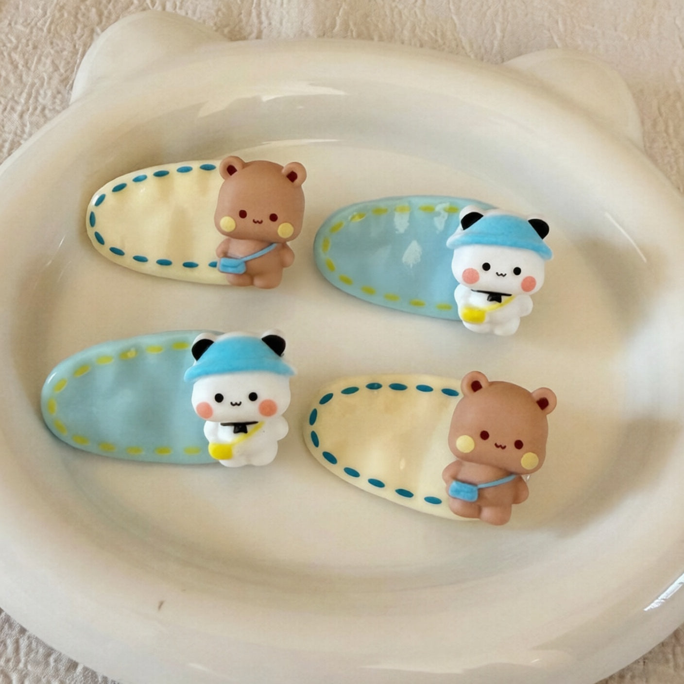 一二布布ins发夹 Bubu & Dudu Dot Hair Clip 🎀