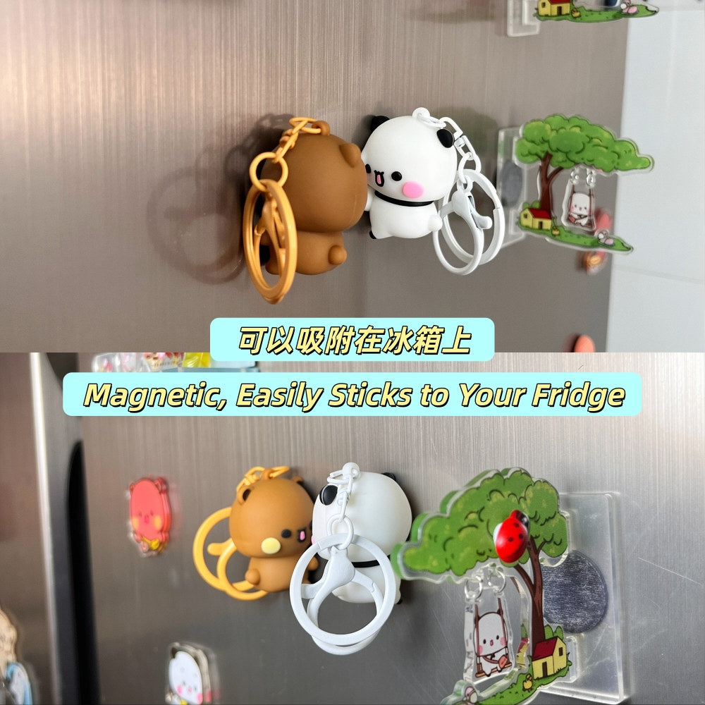 一二布布磁吸抱抱钥匙扣 Bubu & Dudu Magnetic Hug Keychain 🐻🧲