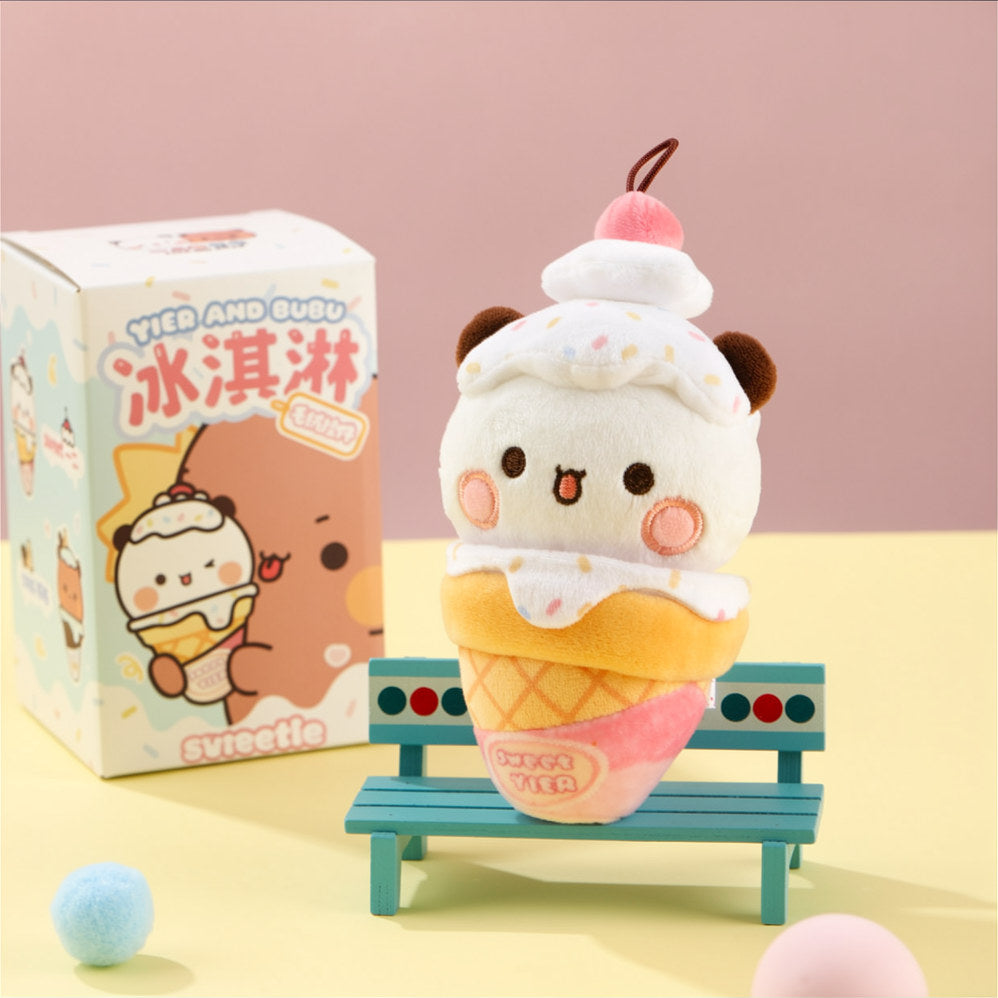 Ice Cream Magnetic Plush Charm 🍦 冰淇淋磁吸毛绒挂件