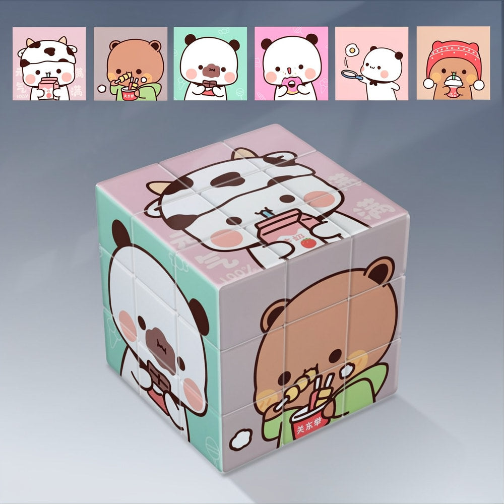 Bubu & Dudu 3×3 Magic Cube 一二布布三阶拼图魔方 🧩